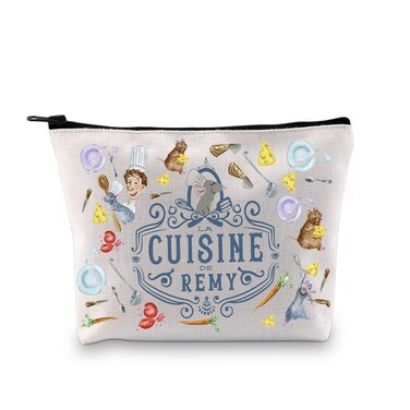 Movie Inspired Gift Mouse Chef Gift Little Chef Gift La Cuising De Makeup Bag for Cartoon Movie Lover (La Cuising Bag)