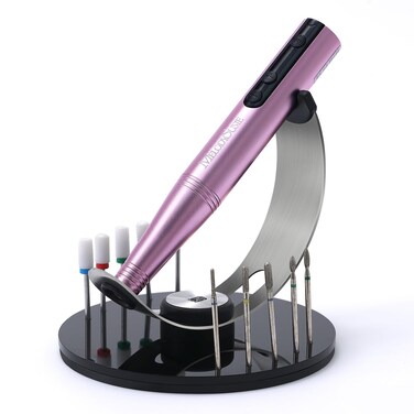 MelodySusie Nail Drill Pen &amp; Bits Holder,10 Holes Acrylic Nail Bits Stand, Professional Nail Drill Organizer Compatible with Most Nail Drill Pens Available on the Market(Not Including Efile &amp; Bits)