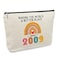 ancpeany Sweet 16 Gifts for Girls Makeup Bag, Sweet Sixteen Gifts for 16 Year Old Girl, 2009 Cool 16th Birthday Decorations for Teenage Girls Gift Ideas, Sister, Daughter, Cosmetic Travel Pouch