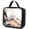 TSA-Approved Clear Travel Toiletry Bag, Clear Makeup Bag, Cosmetic Bag with Large Opening, Double Zipper Travel Organizer with Handle