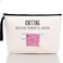 Crochet Gifts for Crochet Lovers, Knitting Gifts for Her, Birthday Gifts for Women &amp; Knitters, Knitting Because M is Wrong, Knitting &amp; Crochet Supplies, Funny Humor Novelty Sarcasm Knitting Makeup Bag