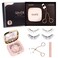 Magnetic Eyelashes without Eyeliner, Dual Magnetic Eyelashes with Applicator, 4D Reusable Magnetic Lashes NO Eyeliner or Glue Needed, Soft Magnets Natural Look Easy to Wear