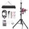 Relx Wig Stand Upgraded - Adjustable Wig Head Stand with Tool Tray- Double Locking Mannequin Head Stand for Hairdressing Training(Mannequin Head Not Included)