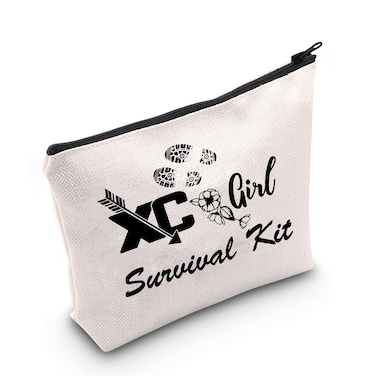 MEIKIUP Country Running Lover Gift Country Women Travel Cosmetic Bag CC Women Sur vival Kit Track Running First Aid Kit Country Bag(Survival Kit)