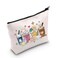 MEIKIUP SKZ K-POP Group Gift Stay Fandom Makeup Bag SKZ Character Cosmetic Bag K-POP Music Lover Merchandise