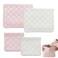 4 PACK Waterproof Makeup Bag Set for Women, Checkered Cosmetic Bag, Mini Cosmetic Bag for Women Small Makeup Pouch for Women Mini Travel Storage bag for Cosmetics Headphones Jewelry