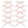 Bow Hair Clip, 10Pcs Pink Satin Fabric Bowknot with Long Tail Tassel Ribbon Claw Clips for Girls Teens Kids Hair Barrettes with Bow Accessories
