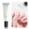 Solid Nail Glue Gel for Soft Gel Nail Tips, 20g Super Strong Nail Glue for Acrylic Nails Extension Press On Nails Fake Nails, Lamp Curing Needed Soak Off Nail Art Salon DIY at Home