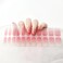 22pcs Semi Cured Gel Nails Strips Tips UV Nail Stickers Polish Wraps-Works with UV Nail Lamp Light, 2 Prep Pads File Wooden Stickers DIY Manicure Easy to Apply&amp;Remove