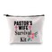 PXTIDY Pastor's Wife Survival Kit Religious Pastors Wife Gift Cosmetic Bag Minister's Wife Pastor's Wife Appreciation Gift