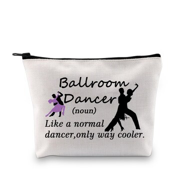PXTIDY Ballroom Dance Gift Ballroom Dancer Definition Makeup Bag Dancer Survival Kit Tango Dancer Gift Latin Dance Lover Gift