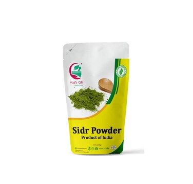 Yogi's Gift   Sidr Powder Trial Pack 100 grams   Natural Herbal Hair Cleanser &amp; Revitalizer   Rejuvenates Hair Follicles