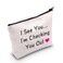 LEVLO Eurovision Song Contest The Story of Fire Saga Jewelry I See You I'm Checking You Out Cosmetic Bags Movie Quote Bags (Checking You Out)
