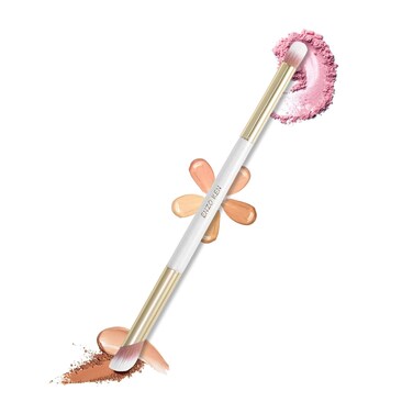 Small Nose Contour Brush, Angled Concealer Brush, Under Eye Concealer Makeup Brush - White