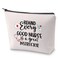 ZJXHPO Nurse Educator Survival Kit Behind Every Good Nurse Is A Great Instructor Makeup Bag With Zipper Nurse Teacher Appreciation Gift (Nurse Instructor)