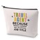 ZJXHPO Travel Agent Survival Kit - Appreciation Gift for New &amp; Retiring Agents - Makeup Bag With Zipper