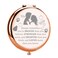 MYOSPARK Twilight Compact Makeup Mirror - Movie Inspired, Edward &amp; Bella Fans Gift, Fandom Gift