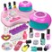 Amagoing Nail Polish Set for Girls Ages 7-12, Kids Nail Art Studio Kit, Non Toxic Quick Dry Nail Polish, Nail Dryer, Storage Desk, Glitter, Cool Girls Stuff, Birthday Gifts Ideas 8 9 10 11 Years Old