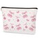 Coquete Makeup Bag Pink Bow Disco Makeup Bsg for Teen Girls Preppy Cosmetic Bags Gift Trendy Cute Aesthetic Stuff Travel Toiletry Bag for Women Birthday Chrismas