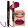 evpct 1Pcs Plum Purple Lip Liner and Lipstick Set Kit for Women DNM Matte Lips Kit with Lip Liner Lip Stains Long Lasting Waterproof 24 Hour Lipstick and Lip Liners Combo Lipliners Pencil Set 05#
