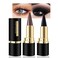evpct 2Pcs Black Dark Brown Gel Eyeliner Pencils Pen Eye Black Face Paint Makeup Stick for Halloween Long Wear Waterproof Smudge Proof Natural Black Brown Cream Eyeliner Eye Liners Crayon Lipstick Set