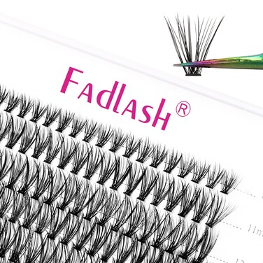 Lash Clusters Extensions 30D Individual Cluster Lashes Mixed Tray Black Mink DIY Eyelash Extensions and Under Eyelashes Professional Makeup (30D-0.07-C, 8-15mm)