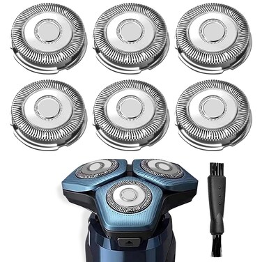 SH70/71 Replacement Heads Blades Compatible with Philips Norelco Series 7000 Electric Shavers SH70 SH71 Double Blades for Norelco Series S7000 7000 Replacement Heads