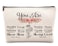 kdqua Christian You are Enough Makeup Bag, Feminist Gift Inspirational Bible Verse Linen Cosmetic Bag Zipper Pouch Travel Organizer Toiletry Bag, Religious Gifts Idea for Women Mom Coworker Friends