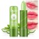 BINGBRUSH 1 Pcs Aloe Vera Color Changing Lipstick Queen,Long Lasting Lip Care Nutritious Plumper Lip Balm Moisturizer Magic PH Temperature Color Change Lip Gloss Makeup Set for Women