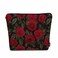 Woman Makeup Bag Rose, Blossom Flower Roses Red Makeup Bags Travel Cosmetic Bags Toiletry Makeup Organizer Pencil Pouch Make Up Cosmetic Bag For Owners Lady Birthday Gifts