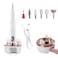 Portable Nail Drill Set with UV Nail Lamp, Electric Nail Polisher with Nail Light, Nail Drill Machine Nail Dryer with LED Display, Manicure Pedicure Kit Nail Tools for Travel Home Salon Use