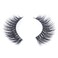 Miss Kiss 1 Pair 3D Mink Lashes Lash Natural Look Eye Lashes Soft Fluffy False Lash Cat Eye Fake Eyelashes Wispy Handmade Eyelash Strips Pack for Makeup Reusable 12 MM
