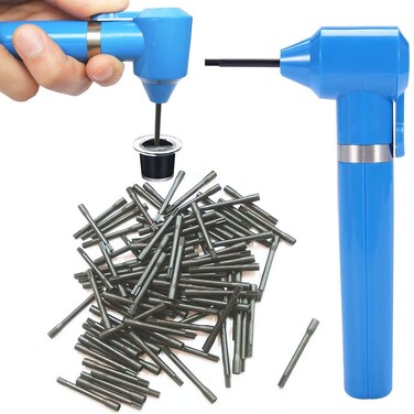 Ink Mixer Tattoo Electric Pigment Makeup Eyebrow Nail Polish Mixer Color Machine Supply with 100PCS Mixing Sticks Watercolor Ink Painting Agitator Blender Kit (Blue)