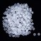 Tattoo Ink Caps Large,500pcs White Plastic Disposable Microblading Makeup Ink Cups Caps with Base, Pigment Ink Cap Sizes 17mm Large Ink caps