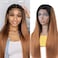 NVL Ombre Lace Front Wig Human Hair 13x4 Glueless Wigs Human Hair Pre Plucked with Baby Hair 200 Density 1B/30 HD Colored Wigs for Women(26 Inch, 1B/30)