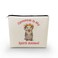 Funny Opossum Makeup Bag Toiletry Zipper Pouch Inspirational Gift Opossum Is My Spirit Animal Cosmetic Bag for Opossum Lovers Women Friends