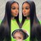 Wear and Go Glueless Wigs Human Hair Pre Plucked Pre Cut 13x4 HD Lace front Wigs Human Hair for Women180% Density Straight Glueless Wigs Human Hair Lace Front Closure Ready to Wear Wigs 26 Inch