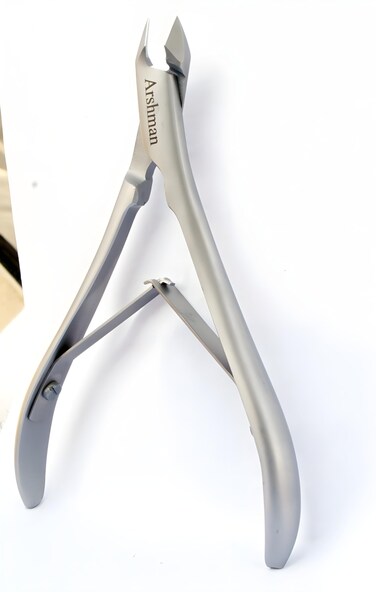 Cuticle Nippers Cuticle Clippers Trimmer Jaw Extremely Sharp Blades Stainless Steel Pusher Cutter Remover Pedicure Manicure Nail Nipper Tools with Double Spring