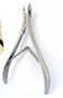 Cuticle Nippers Cuticle Clippers Trimmer Jaw Extremely Sharp Blades Stainless Steel Pusher Cutter Remover Pedicure Manicure Nail Nipper Tools with Double Spring