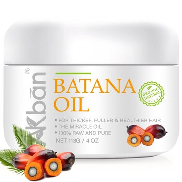 100% Natural, Unrefined Batana Oil for Hair Growth from Honduras, Pure &amp; Raw Botana Oil, Enhances Hair Thickness for Men &amp; Women