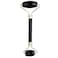 rockcloud Natural Crystal Stone Roller Massager Double Neck Face &amp; Neck Massage Therapy Anti-Aging Wrinkle Healing Slimming Skincare Tool,Black Obsidian