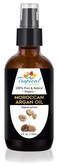 Pure Moroccan Argan Oil 4 oz, 100% Natural Organic, Cold Pressed Argan Oil for Skin and Hair to Restore Shine, Control Frizz, Hydrates Skin, Nourishes Brittle Nails