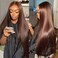 Chocolate Brown Lace Front Wigs Human Hair 180% Density Brown Straight 13x4 HD Transparent Lace Frontal Wigs Human Hair Pre Plucked 4# Brown Human Hair Wig Glueless Wigs Human Hair(32inch)