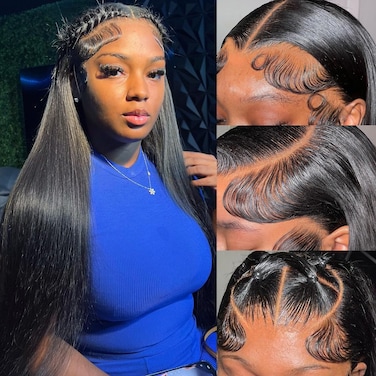 30 Inch Straight HD Lace Front Wigs Human Hair 13x4 Human Hair Wigs for Women Straight Lace Frontal Wigs Glueless Lace Front Wigs