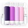 Redfly 17PCS Travel Bottles for Toiletries, TSA Approved Travel Size Containers, Leak Proof Travel Containers for Toiletries, Silicone Travel Kit for Shampoo, Conditioner, Lotion &amp; Creams Purple