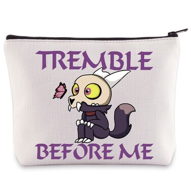 WZMPA Owl House King Cosmetic Bag Owl Fans Gifts Tremble Before Me King Makeup Zipper Pouch Bag For Movie Fans (Before Me)
