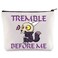 WZMPA Owl House King Cosmetic Bag Owl Fans Gifts Tremble Before Me King Makeup Zipper Pouch Bag For Movie Fans (Before Me)