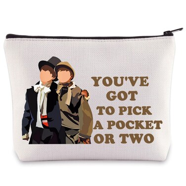 WZMPA Oliver Musical Cosmetic Bag Theatre Music Gift You've Got To Pick A Pocket Makeup Zipper Pouch Bag Broadway Merchandise (Pick A Pocket)