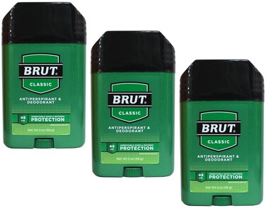 Brut Deodorant Original Fragrance 2.7 oz / 76 g (Pack of 6)