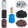 Delanie 300 Pcs #80#180#240 Sanding Bands for Electric Nail Drill Machines with Mandrel Bit, Professional Manicure Nail Salon Supplies, Fine Medium Coarse Grit